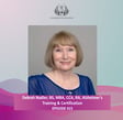 416: Trifecta Care for Alzheimer’s Disease: Aromatherapy, Music and Memory, ® and HEARTS Process© with Debrah Nadler, BS, MBA, CCA, RA, Alzheimer’s Training & Certification image
