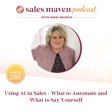 Using AI in Sales - What to Automate and What to Say Yourself image