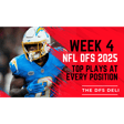 NFL Week 4 DFS Top Play: The Rise of the Rookies image
