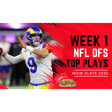 NFL DFS Week 1 Main Slate Top Plays: DFS Deli  image