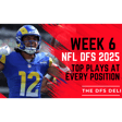 The DFS Deli – Week 6 NFL Main Slate Breakdown image