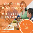 When should families gather at the dinner table? image