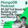 EP. 267 Full Stack AI: Building with MongoDB, Deno, and Next.js image