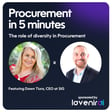 Procurement in 5-Minutes: The Role of Diversity in Procurement image