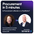 Is Procurement a Blocker or a Facilitator? image