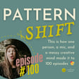 #100 - This is how one person, a mic, and a messy creative mind made it to 100 episodes  🥳 image