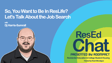 ResEdChat Ep 186: So, You Want to Be In ResLife? Let’s Talk About the Job Search image