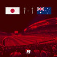 Japan 1-1 Australia image