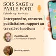 Censures publicitaires, rapport au travail en France et cuillères émotionnelles image