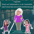 DZVDT #254 - Blinde und Sehbehinderte in der Buchbubble: Jutta Frenzel liest und schreibt mit Behinderung image