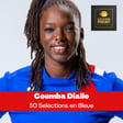 Coumba Diallo :  50 sélections en Bleue image