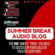 Summer Break Audio Blog: The ONE Simple "Trick" You Need to Succeed in Your College Theater Auditions image