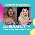 #134. Uso de IA no Spotify, Madonna no Brasil e Shakira se vinga em álbum image