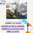 #HS - Handicapé du jour au lendemain: Surmonter les difficultés avec l'association Comme Les Autres (CLA) - Podcasthon  image