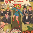 What if Supergirl was dead and able to be amongst other dead people like Joan of Arc and Abraham Lincoln? from DC Comics Adventure Comics #383 image