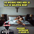 Zo weinig seks heb je als je gelovig bent -- Dossier Depressie & Geluk (1) image