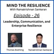 Episode 26 - Leadership, Communication, and Enterprise Resilience (With Thomas Boehling) image