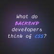 What do backend devs think of CSS? ft. Lane Wagner image