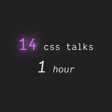 14 CSS talks covered in 1 hour — CSS Day recap image