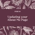 89 | Updating your "About Me" Page image