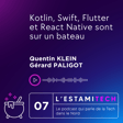 Kotlin, Swift, Flutter et React Native sont sur un bateau image