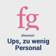 Ups, zu wenig Personal image