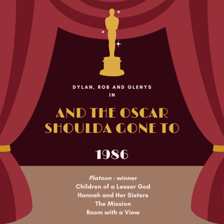1986 Oscar Nominated Movies: War, Wit & Wonder