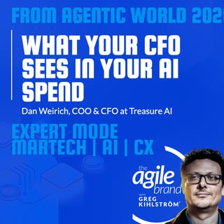  Treasure AI COO & CFO Dan Weirich on what the CFO sees in your AI spend