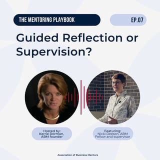 Guided Reflection or Supervision?