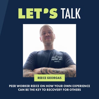 Peer worker Reece on how your own experience can be the key to recovery for others