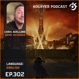 Fallout and video game story telling with Chris Avellone - Kouryer podcast #302