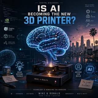 Is AI the New 3D Printer?