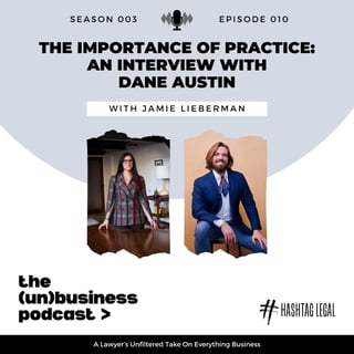 Season 3, Episode 10- The Importance of Practice:  An Interview with Dane Austin