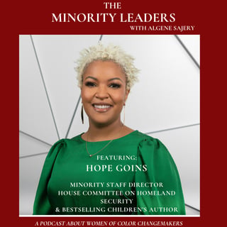 A Conversation with Hope Goins, Minority Staff Director, House Committee on Homeland Security and Bestselling Children’s Author
