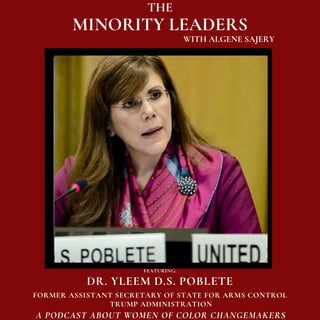 A Conversation with Dr. Yleem D.S. Poblete, former Assistant Secretary of State for Arms Control, Trump Administration