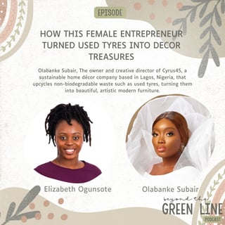 How This Female Entrepreneur Turned Used Tyres Into Decor Treasures