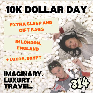 314: Extra Sleep and Gift Bags in London, England + Luxor, Egypt
