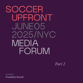 Roger Bennett and Matt Jarvis // Soccer Upfront (Media Forum) - Part 2