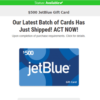 Black Friday Deals - Win $500 JetBlue Gift Card