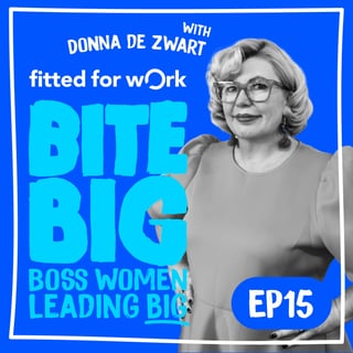 Amber Bites Big with Donna De Zwart, CEO of Charitable organisation, Fitted For Work.