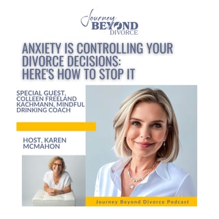 How to Stop Anxiety from Controlling Your Divorce Decisions with Mindful Drinking Coach, Colleen Freeland Kachmann