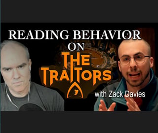 Reading behavior in The Traitors and other social deduction games, with Zack Davies (UK season 2)