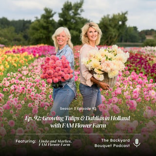 Ep. 92: Growing Tulips & Dahlias in Holland with FAM Flower Farm