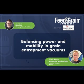 Balancing power and mobility in grain entrapment vacuums
