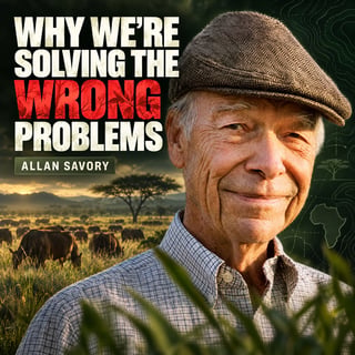 EP44: Allan Savory – Why We’re Solving The Wrong Problems