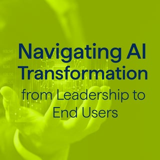 Navigating AI Transformation from Leadership to End Users