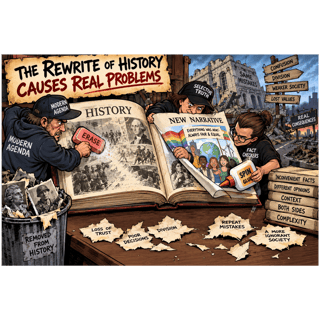 Re-writing of History is far more damaging then we're lead to believe