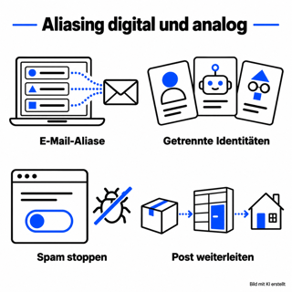 #025 Mach es Databrokern mit Aliasing schwer, deine Identität zu klauen