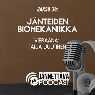 Jänteiden biomekaniikka, vieraana Taija Juutinen