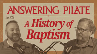 A History Of Baptism